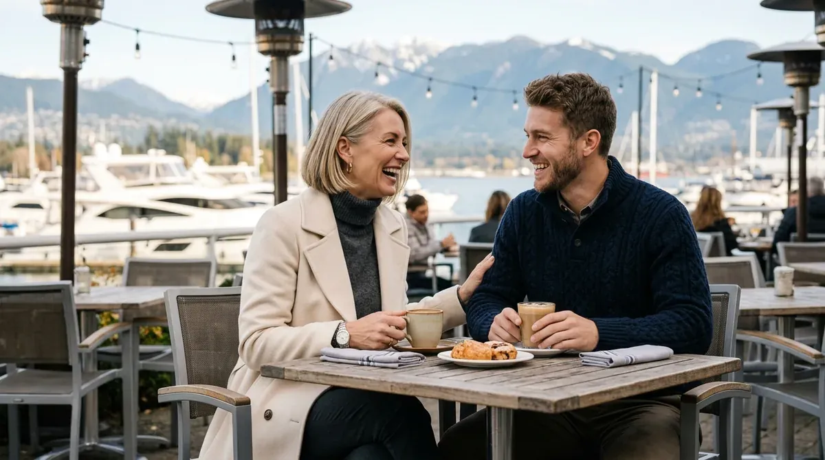Affirming LGBTQ+ couple in Greater Poland enjoying an authentic romantic moment together