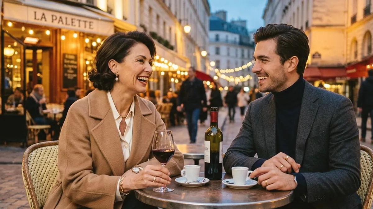Affirming LGBTQ+ couple in Lower Saxony enjoying an authentic romantic moment together