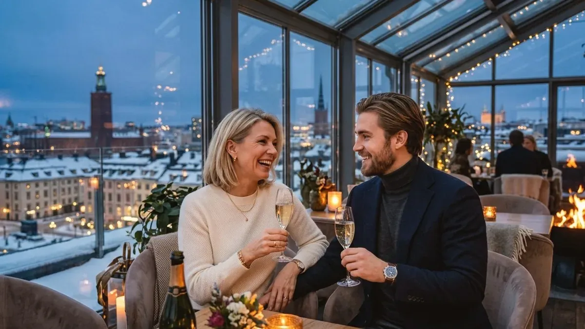 Affirming LGBTQ+ couple in Oslo enjoying an authentic romantic moment together